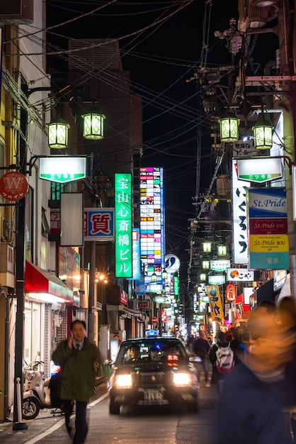Район Dotonbori в Осаці